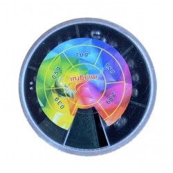 Набір вантажів рибальських, малий, чорний, 5 видів